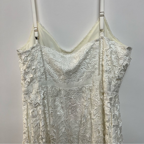 NWT Ted Baker White Ivory Lace Midi Dress Bridal Wedding Ted 5 US 12 XL $519 - Picture 7 of 10